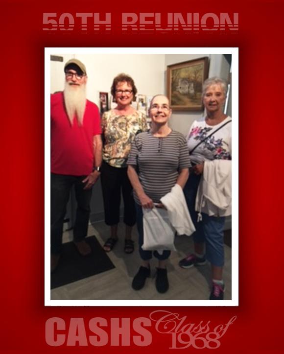 Randy Clever, Ann Ludwig Wagner, Peggy Rife Sword and Bonnie Zeigler Woods